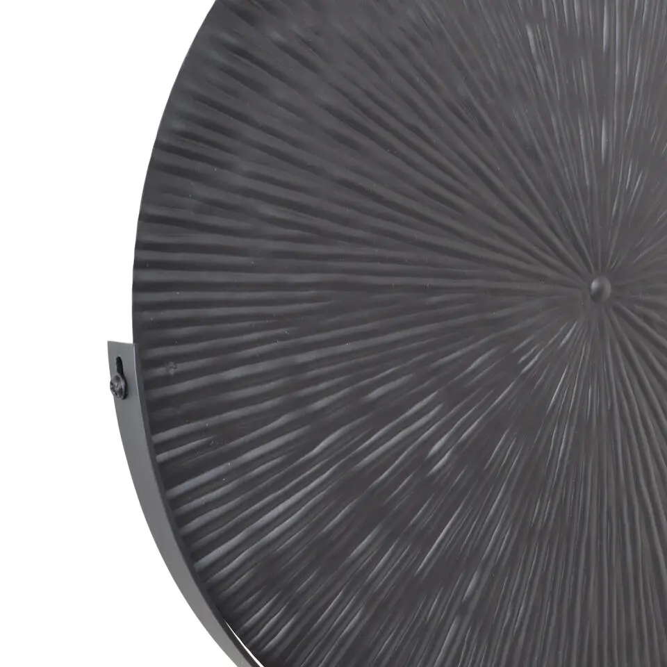 LOFT42 Burst Ornament op voet - Zwart Metaal Ø36cm
