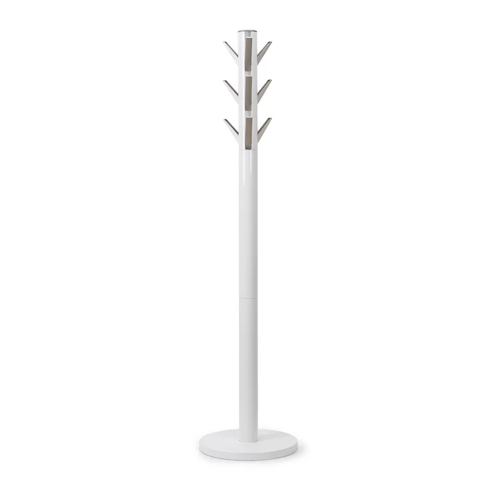 Umbra - Flapper Garderobenständer, weiss / silber