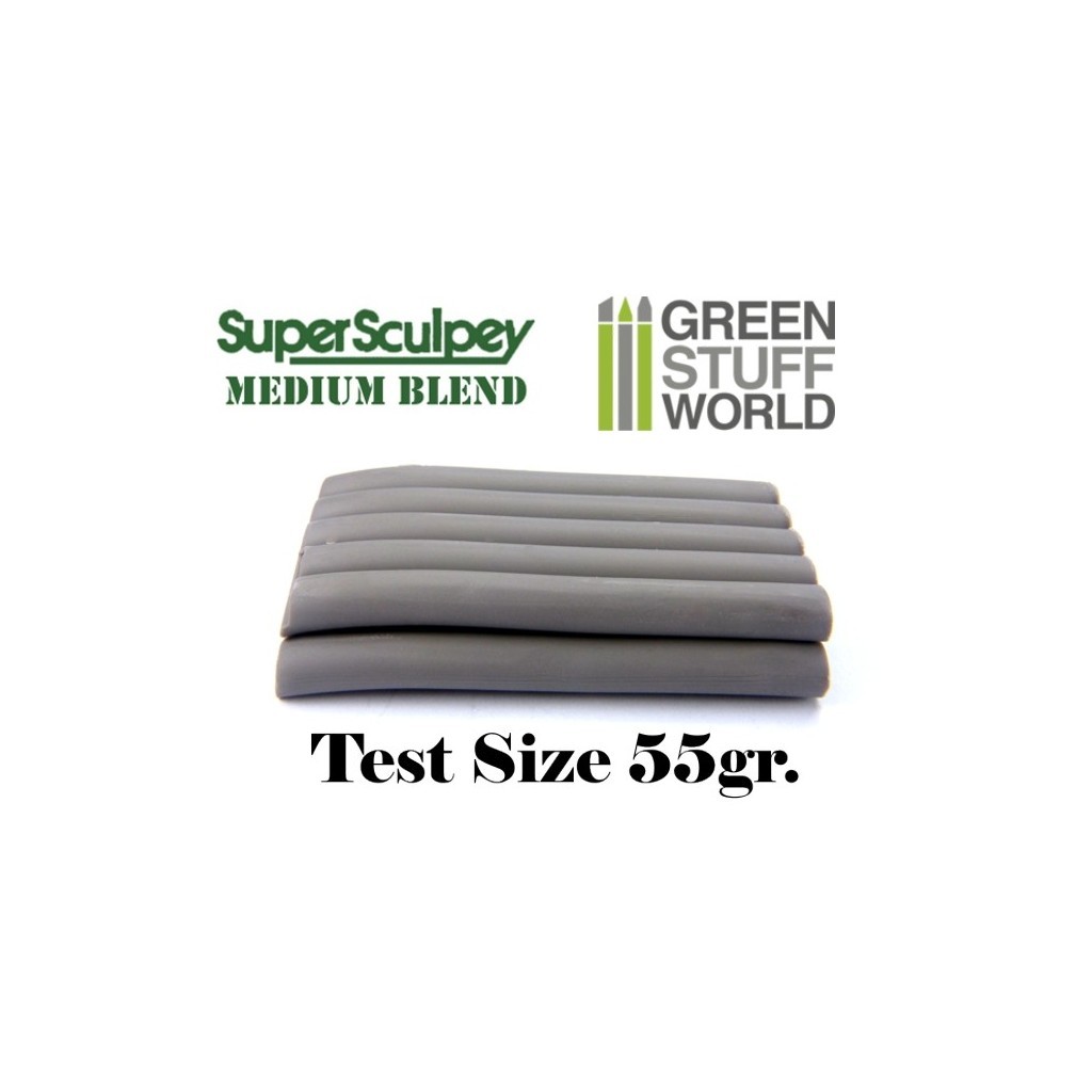 Super Sculpey Medium Blend 55 gr. - Taille d'essai