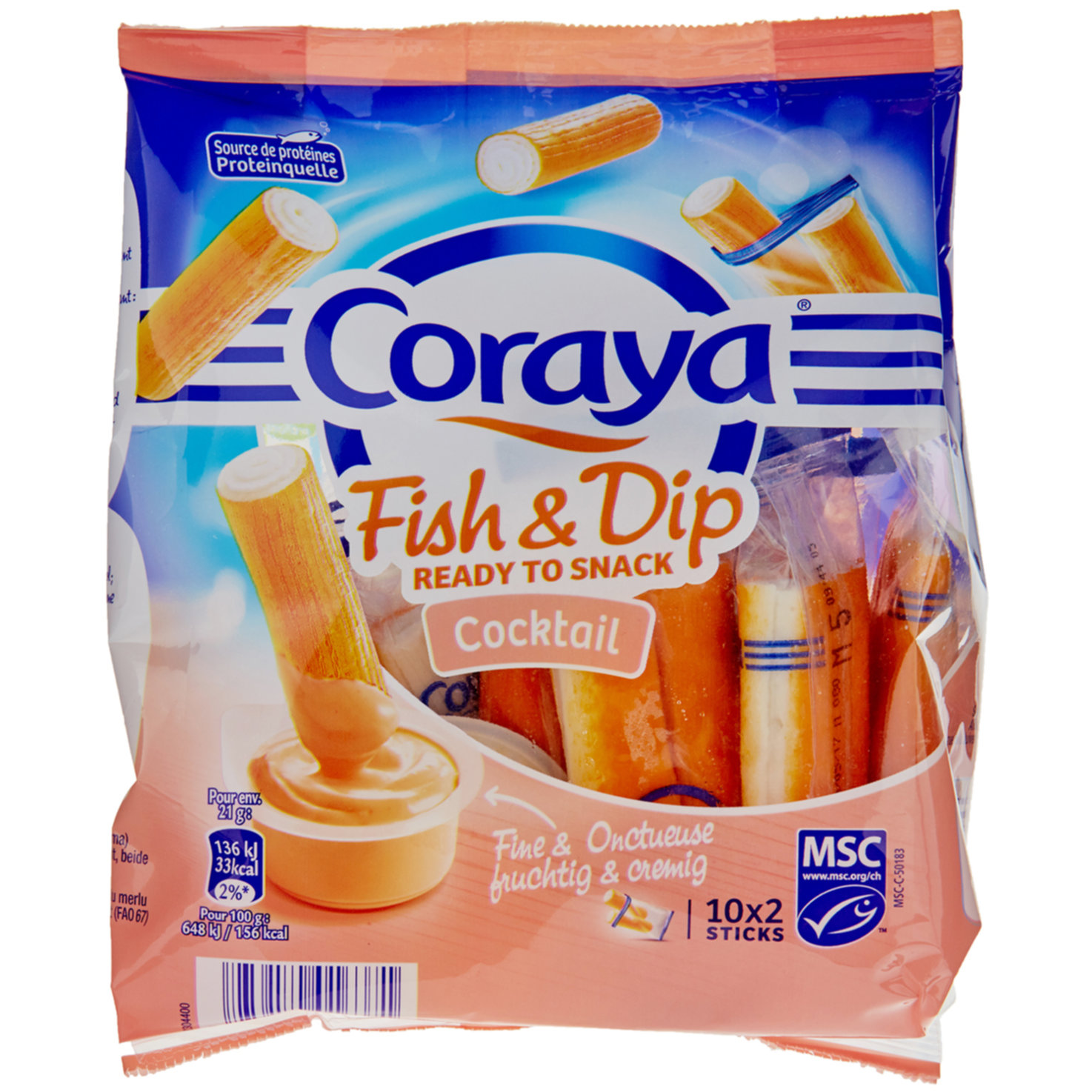 Coraya Fish & Dip mit Cocktailsauce MSC