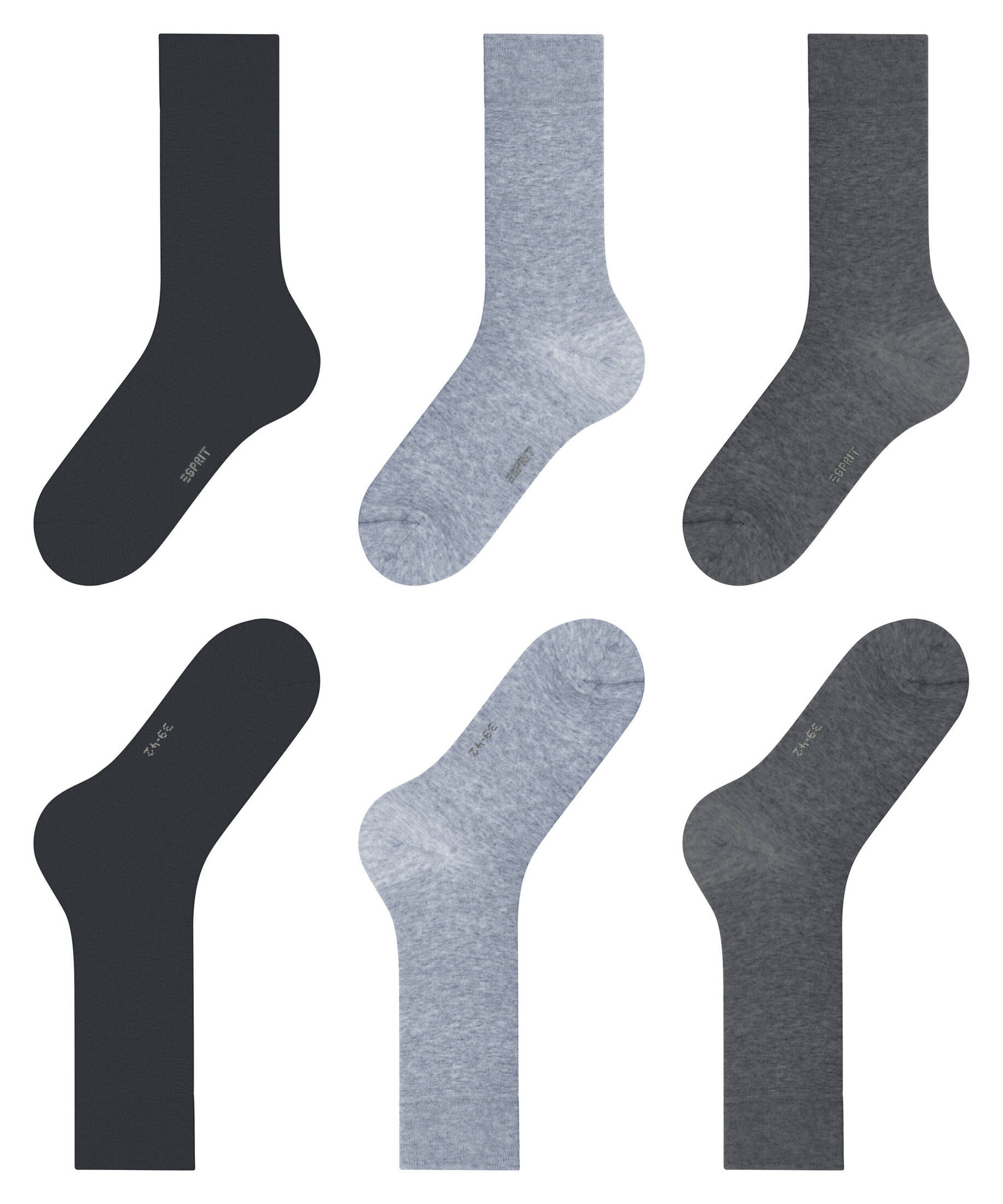 Esprit| Herren Socken Solid Mix 3-Pack