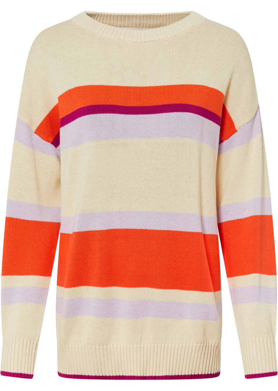 Pull en maille à rayures