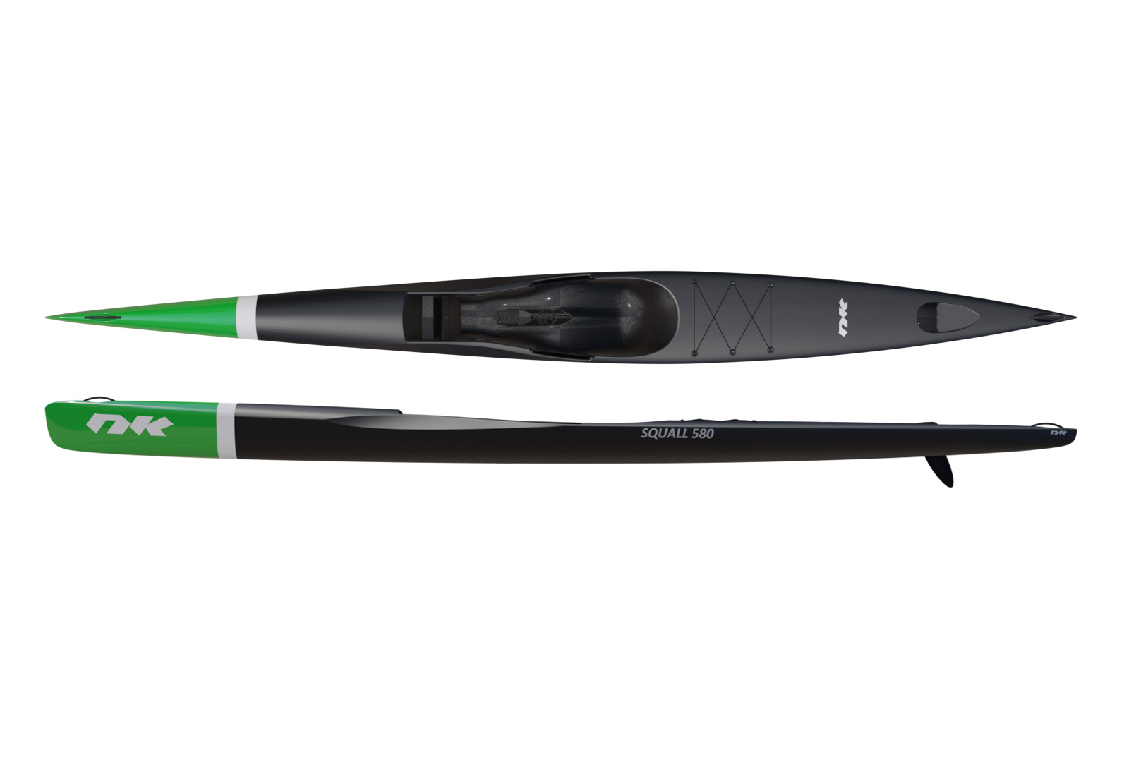 Nordic Kayaks Squall 580 CarbonLite S Sort/Grønn