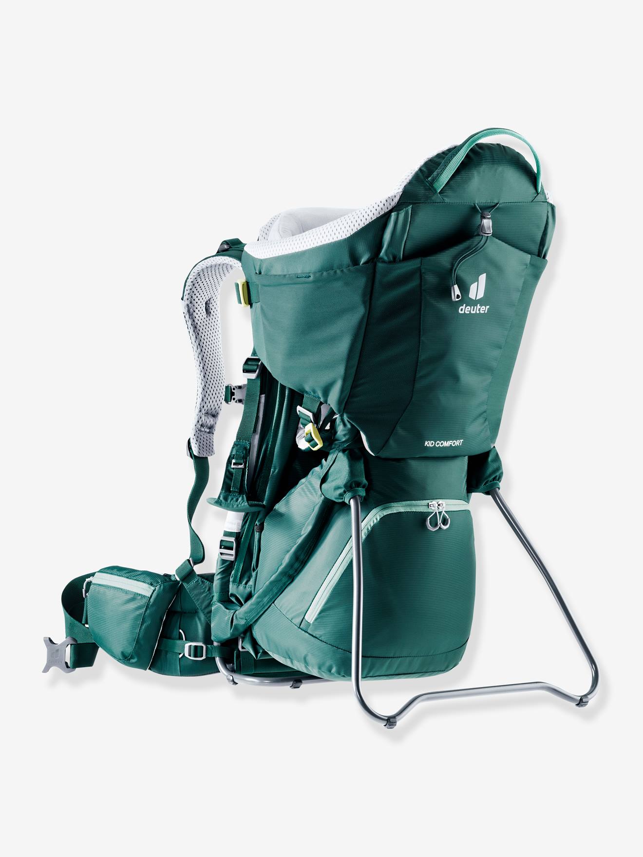 Porta-bebê DEUTER Kid Comfort com proteção solar verde