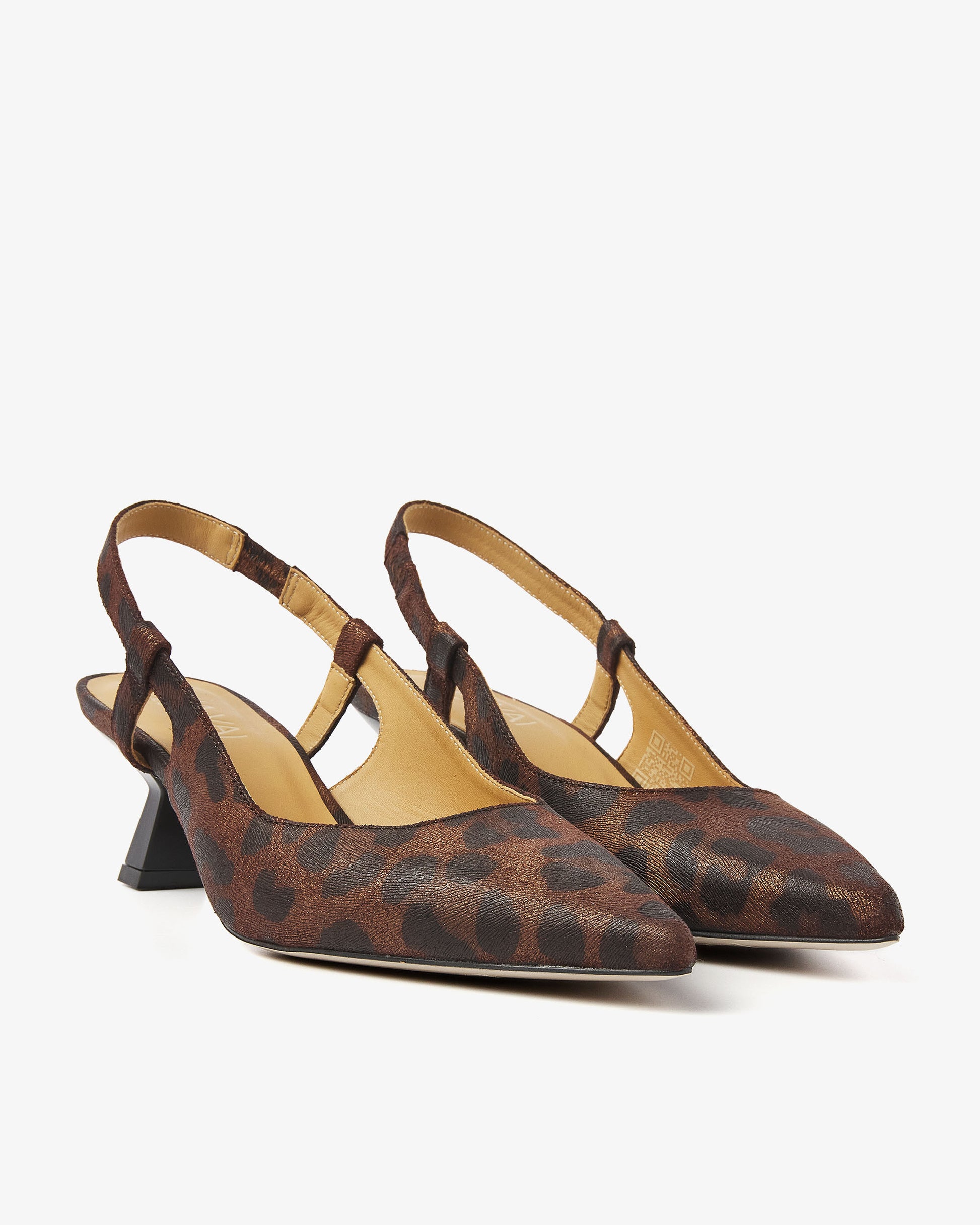 VIA VAI luipaardprint slingbacks Suzy Aliya