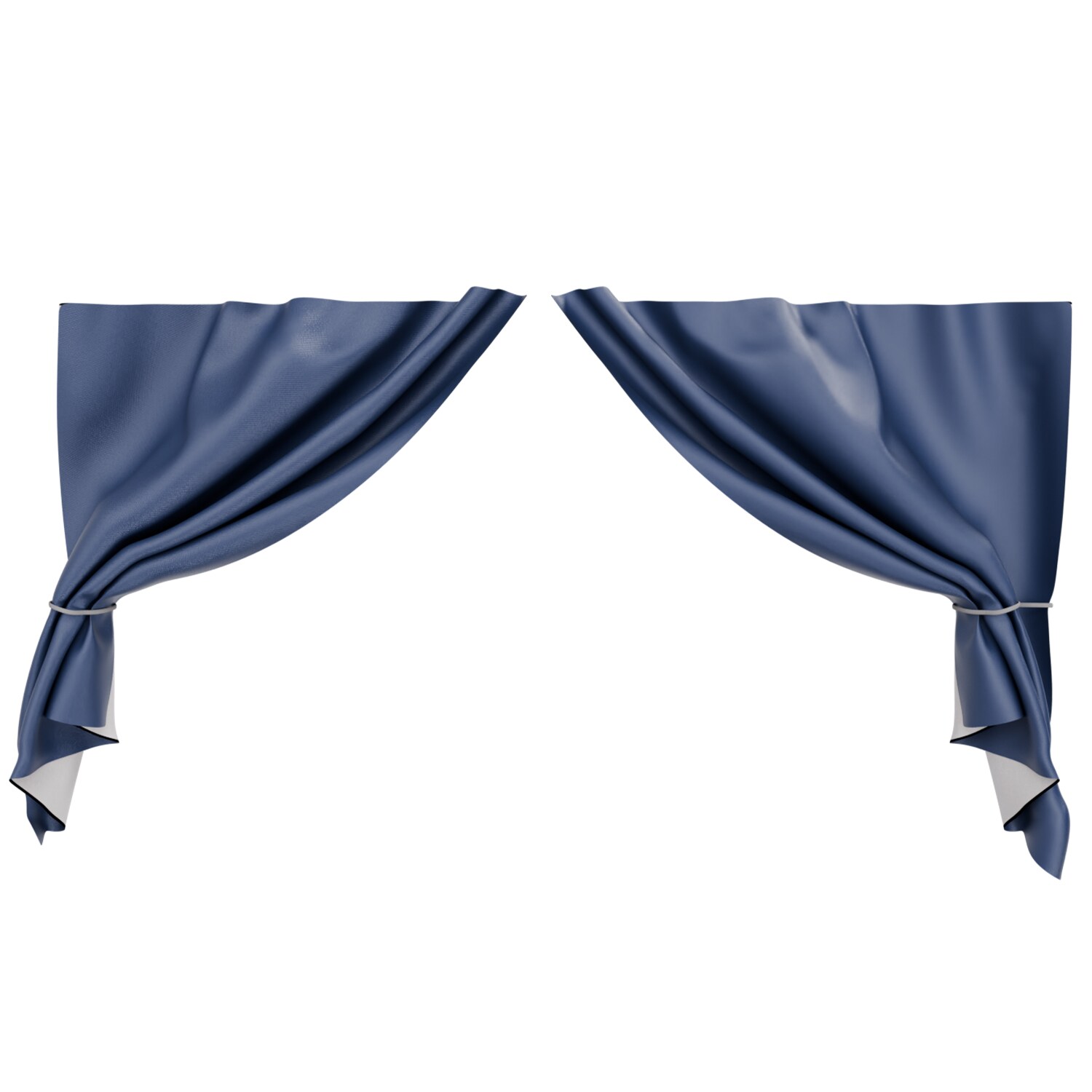 24MOVE® Pavillon Seitenteile 2er Set 2x3m mit Fenster & Reissverschluss, wasserdicht, blau - für Partyzelt, Festzelt, Festivals