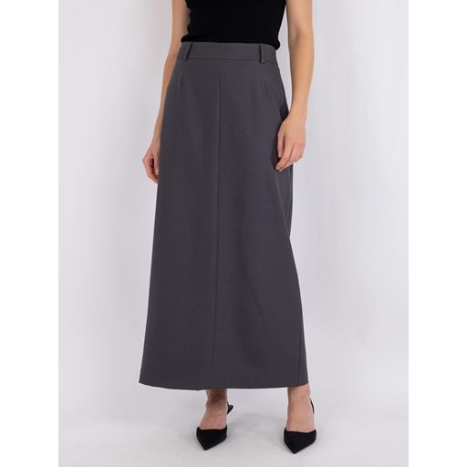 Neo Noir Vipse Melange Nederdel, Dark Grey, 42
