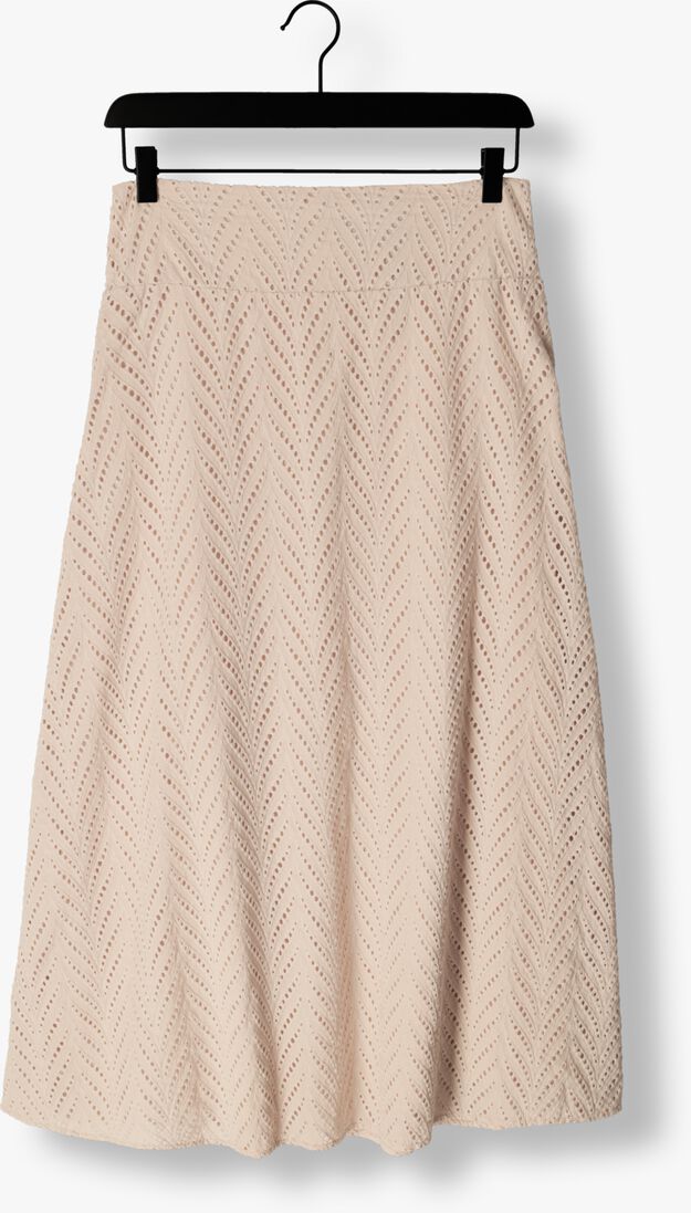 NEO NOIR beige neo noir a-lijn torino wave skirt