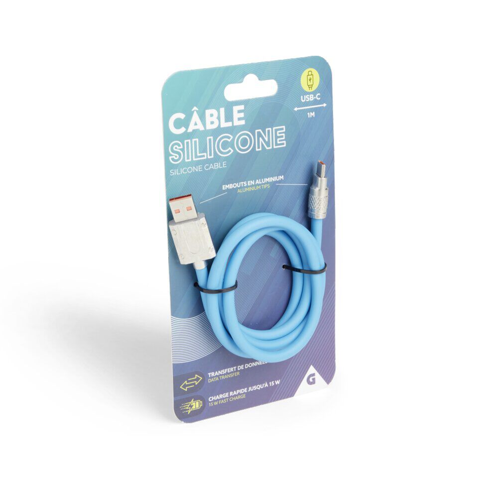 Câble USB-C 1m en silicone