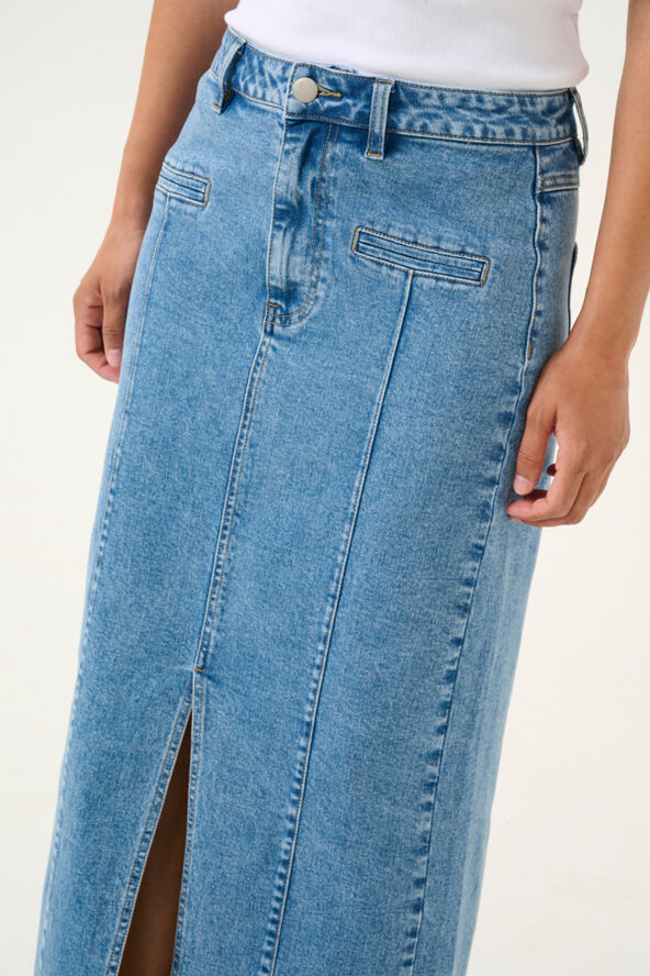 Kaffe KAthroa Denim Skirt Medium blue denim