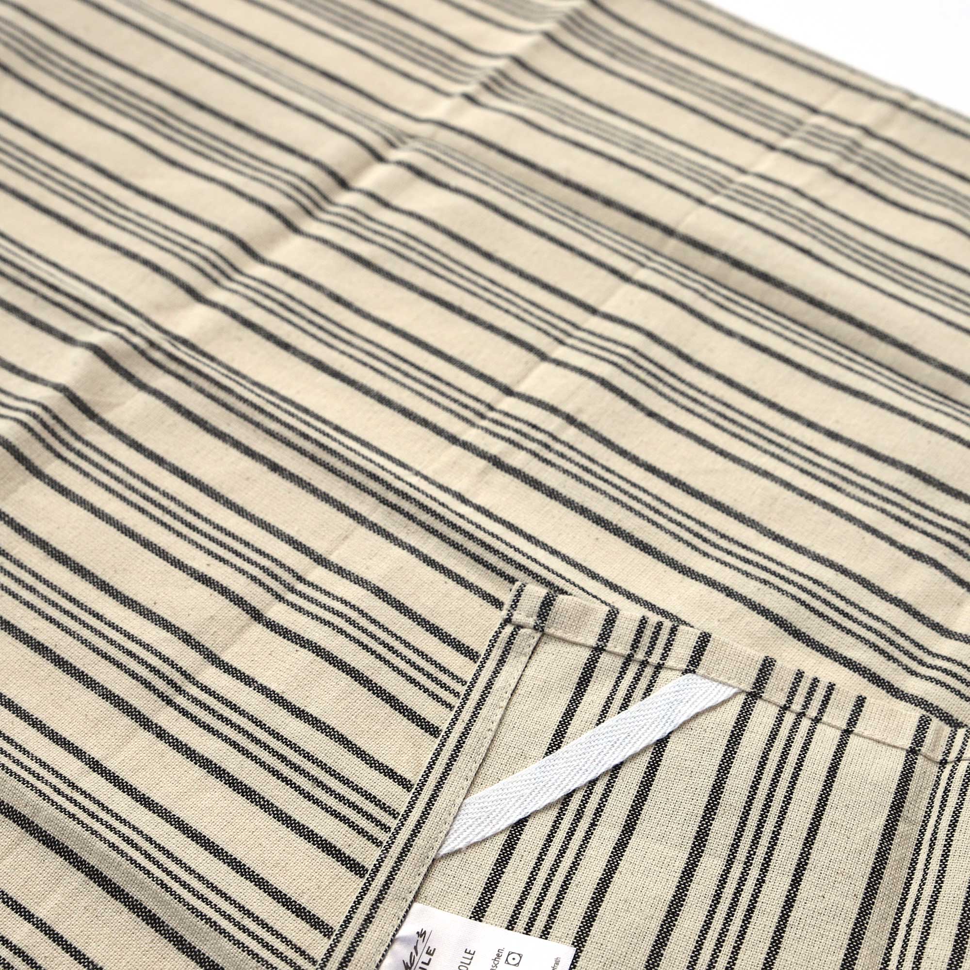 Geschirrtuch beige-schwarz gestreift, B 50 cm, L 70 cm zu 3,80