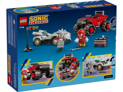 LEGO Silvers auto vs. Knuckles' monstertruck (77118)