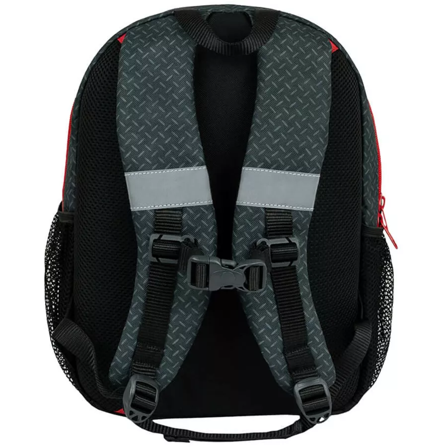 Belmil Kindergartenrucksack Kiddy Plus Kindergartenrucksack für 3-6 Jährige Kinder mit Brustgurt Motorfire