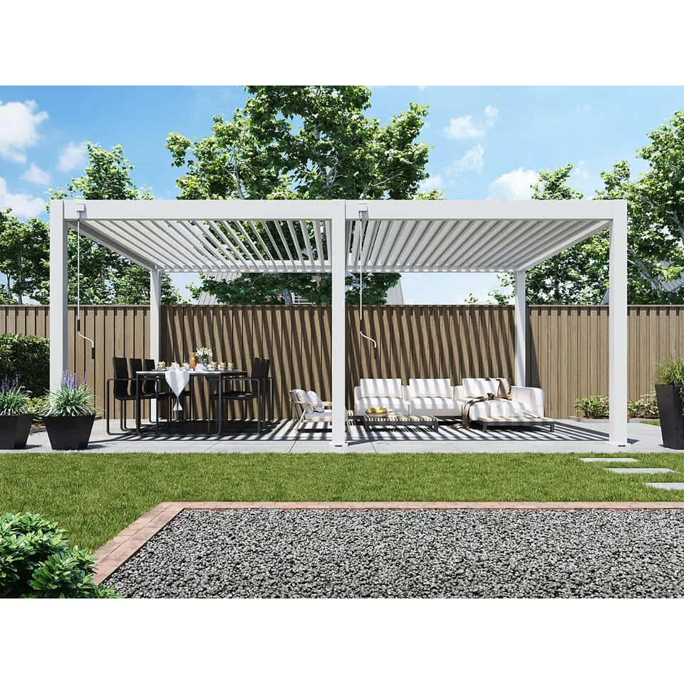 Orion Premium overkapping - 400 x 600 cm - Wit