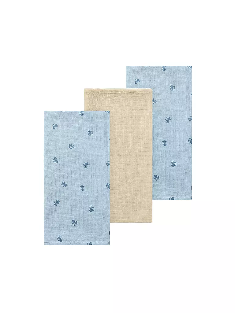 NAME IT Stoffwindel - Mulltuch 3er Pkg cashmere blue blau