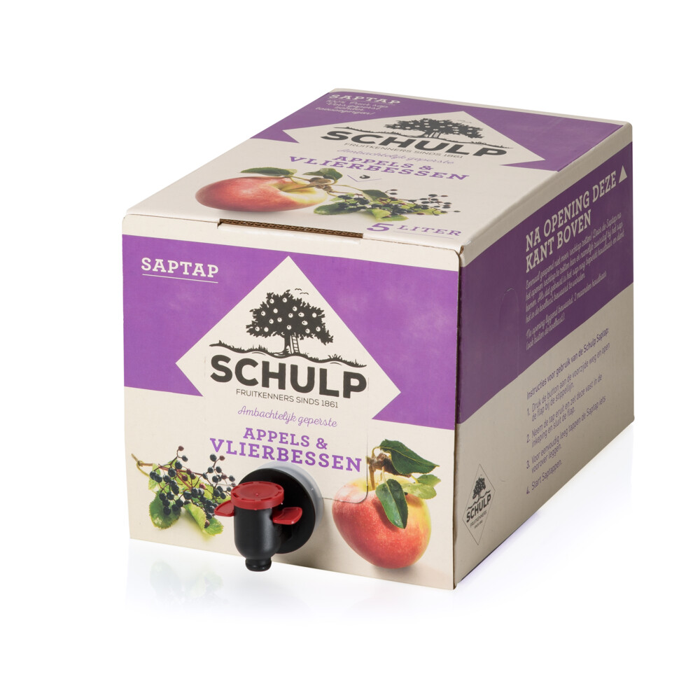 Schulp Saptap Appel-Vlierbes Ambachtelijk5 liter
