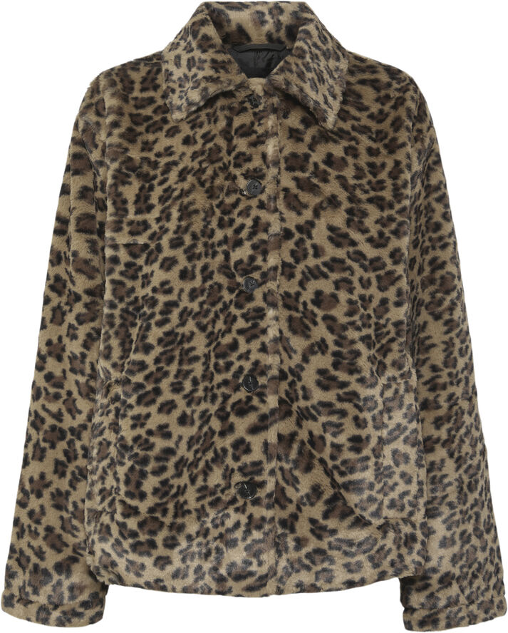 Pieces PCROBYN JACKET Brown sugar/leo
