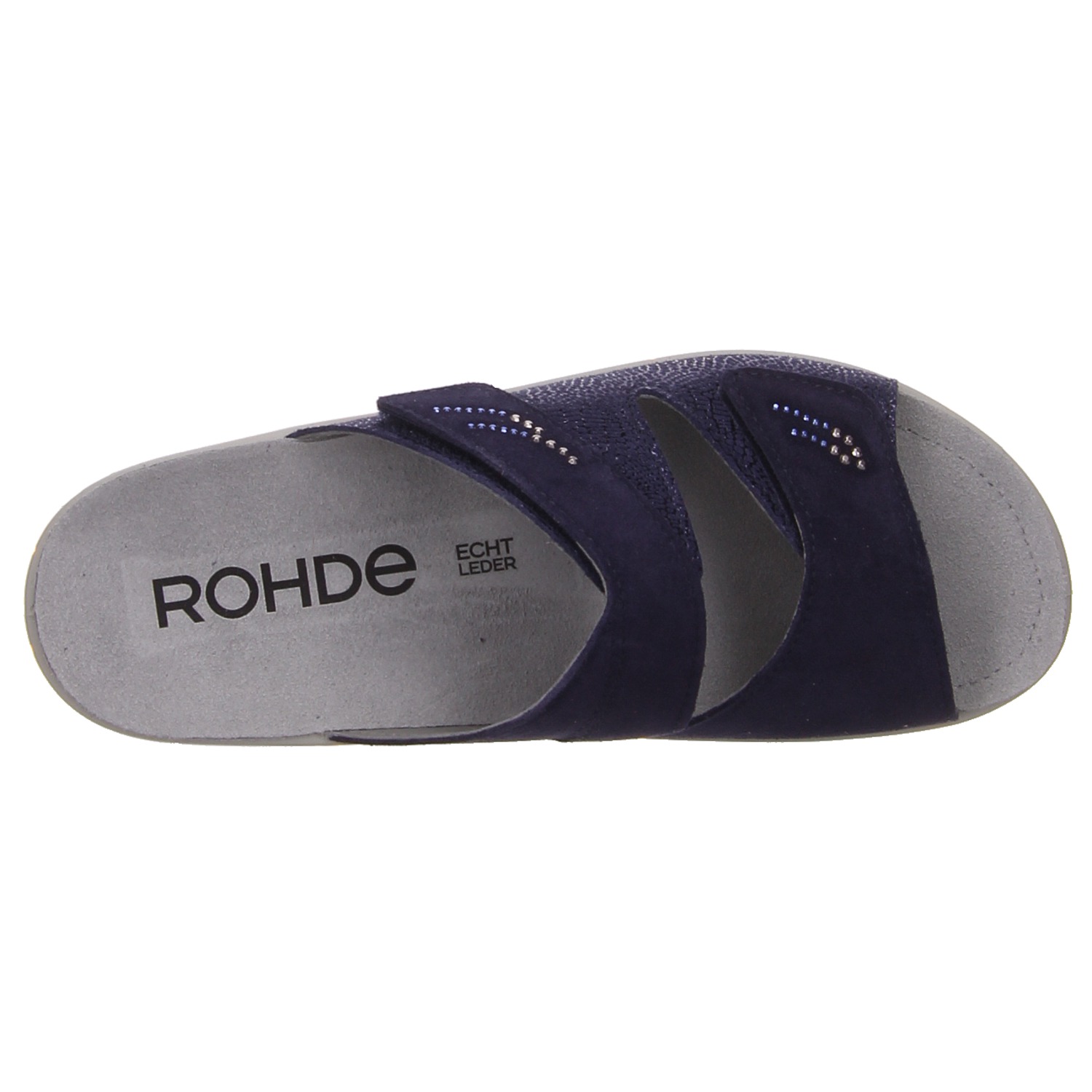 Rohde Pantoletten dunkelblau blau