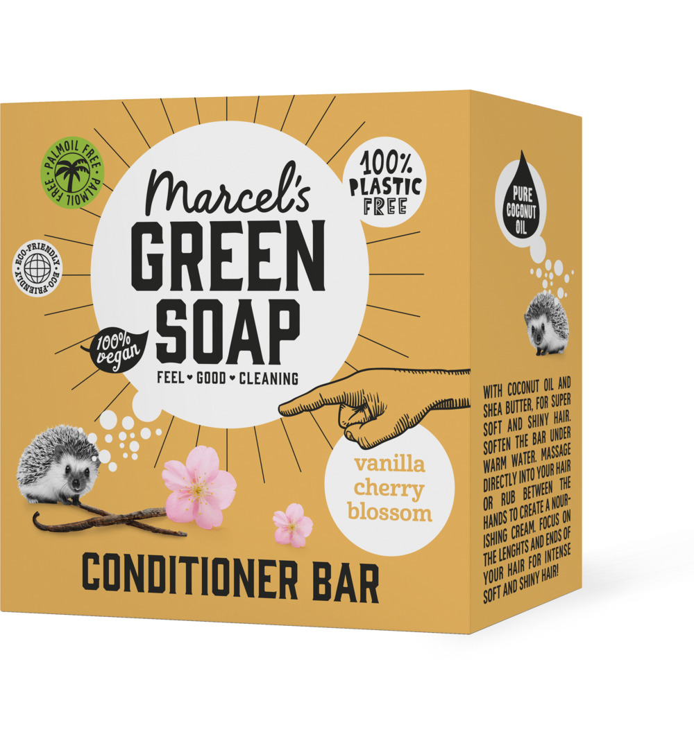 Marcel’s Green Soap Conditioner Bar Vanille & Cherry Blossom (60 gr)