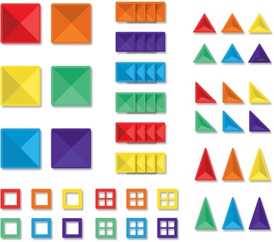 Connetix Magnetiske Byggeklosser Rainbow Startsett 60 Deler