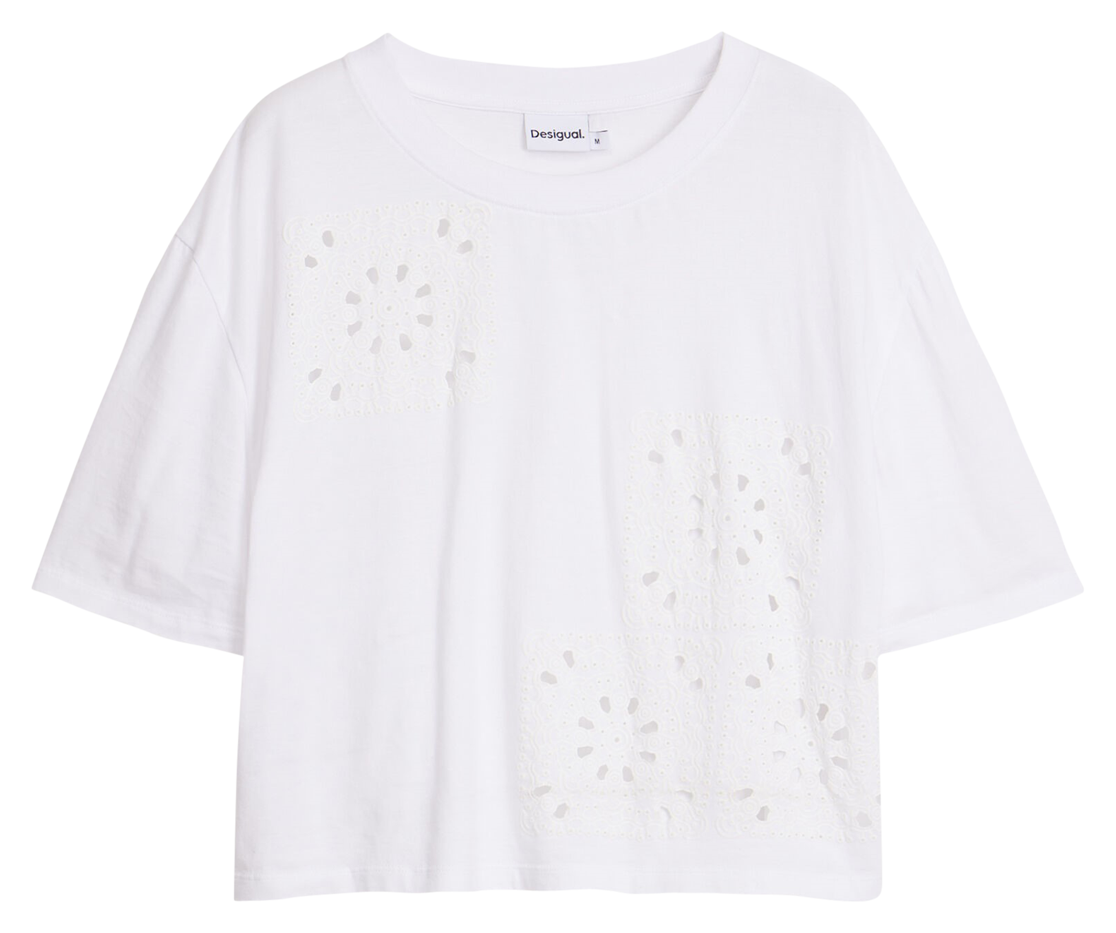 Tee-shirt brodé en coton | Blanc