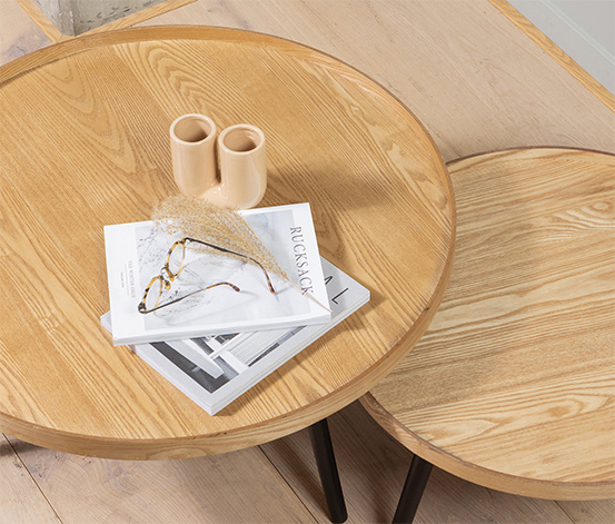 Woood Beistelltisch »Mesa XL«, Holz naturfarben