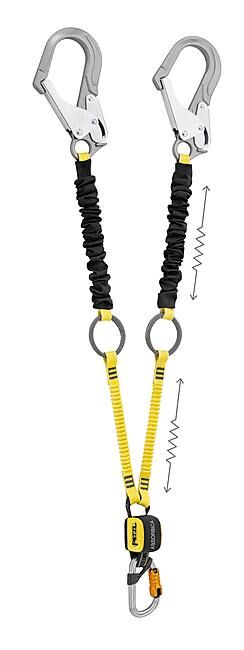 PETZL - LONGE ABSORBEUR ABSORBICA-Y TIE-BACK MGO