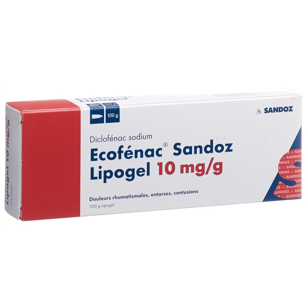 ECOFENAC Sandoz 10 mg/g<br>100 g, Tube, Gel