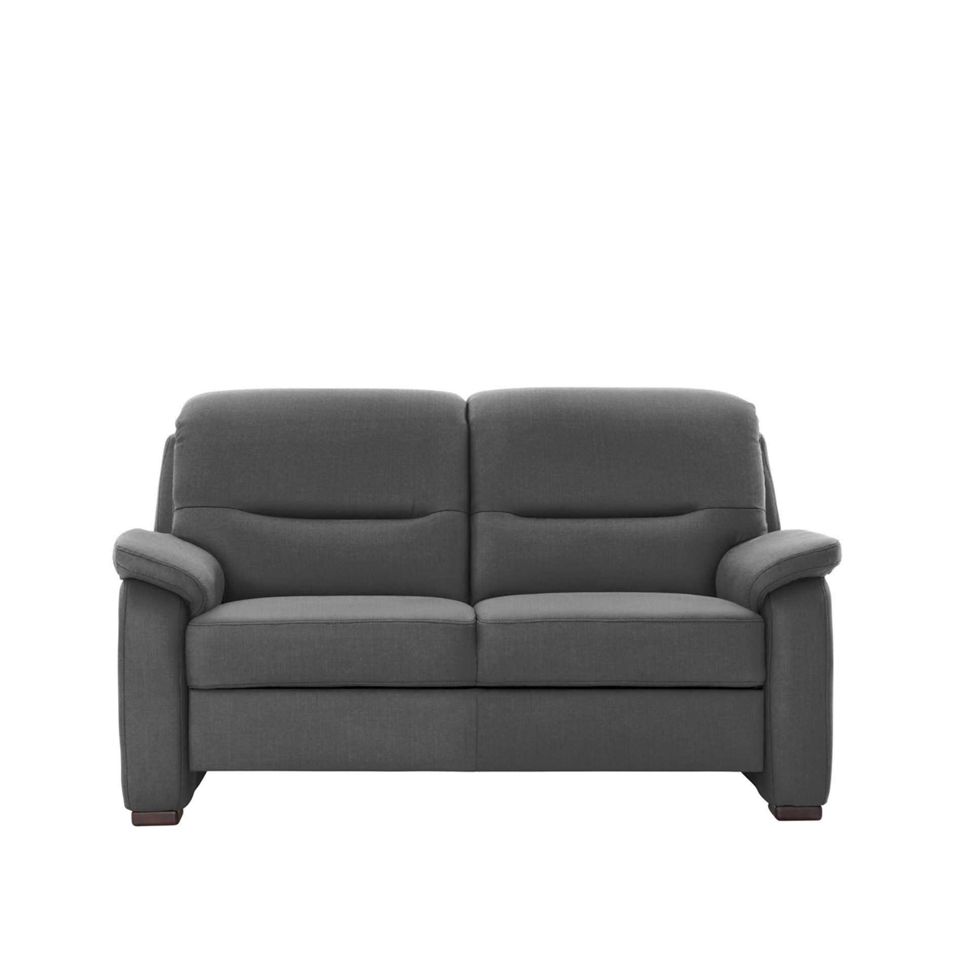 polsterpower 2-Sitzer-Sofa - Miro grau - Basismodell
