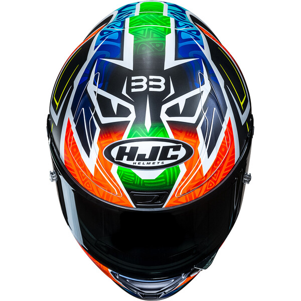 HJC - Casque RPHA 1 Binder Replica 2024 MC27SF / Noir / Bleu / Blanc / Rouge / Vert / Mat