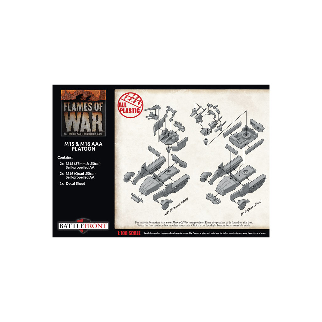 Flames of War - M15 & M16 AAA Platoon