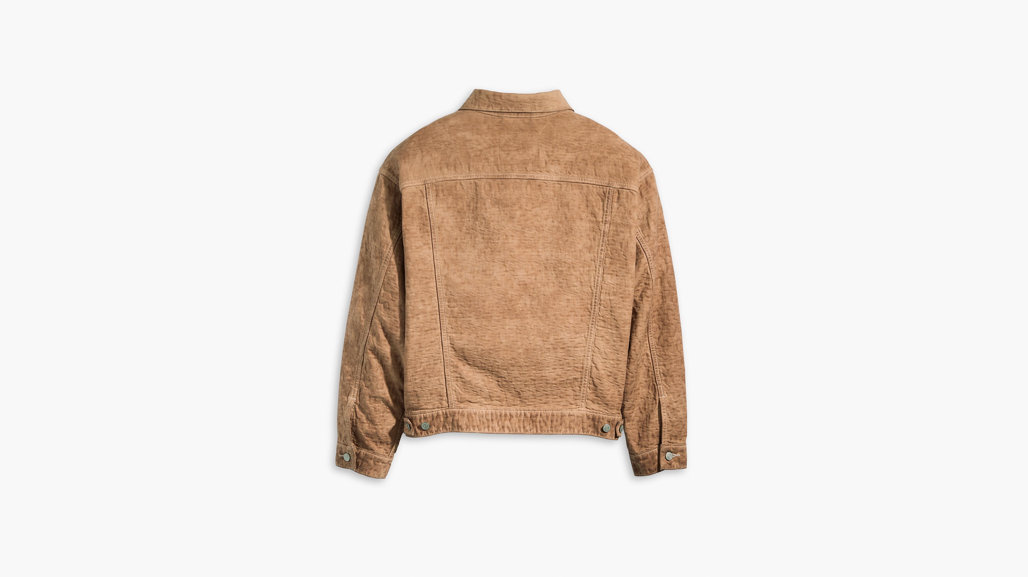 Veste Trucker jacquard Stussy & Levi's® - Khaki Two Tone Garment Dye - Marron