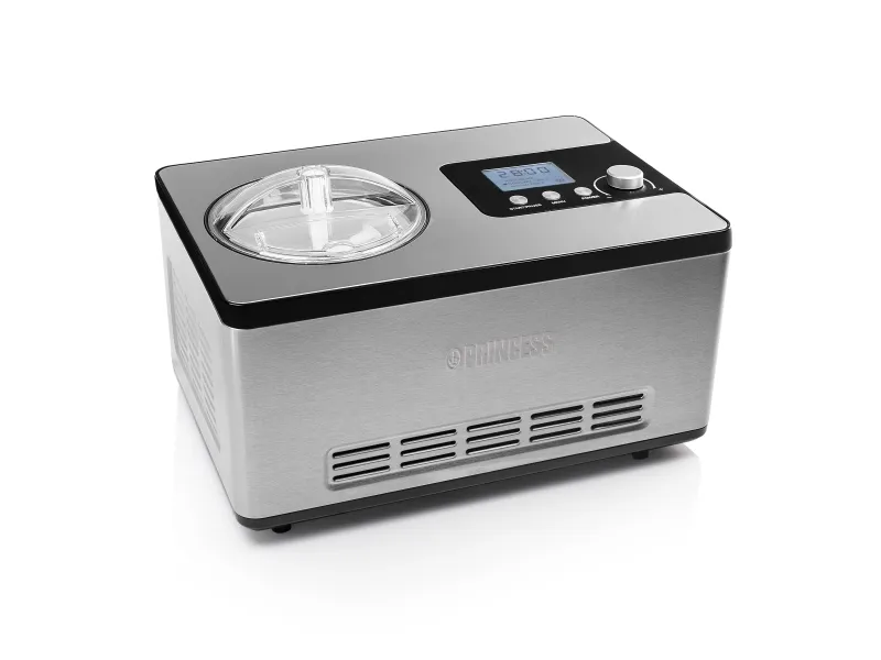 Princess 282604, Kompressor ismaskine, 2 L, 20 min., 1 skåle, LCD, 1,4 m