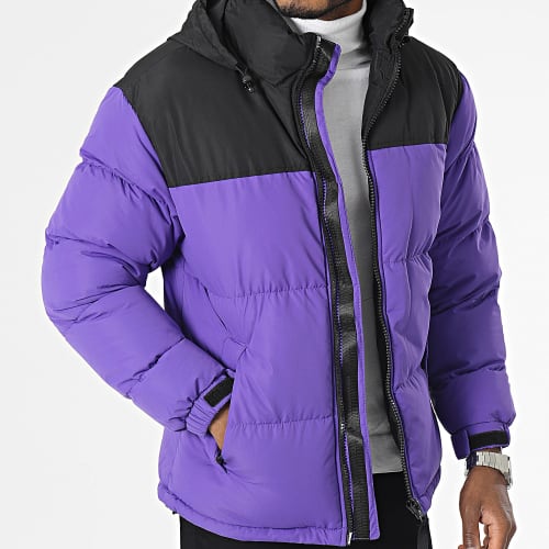 Doudoune Capuche Violet
