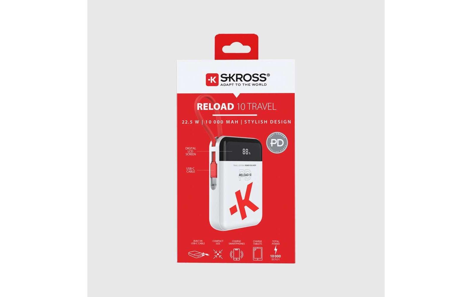 Powerbank Reload 10 Travel 10000 mAh – WeissMobile Ladestation