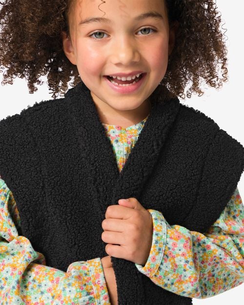 veste enfant teddy noir