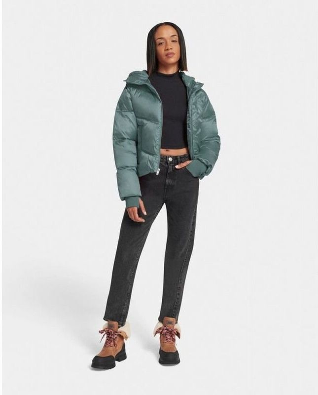 UGG - 1130524 W Ashton Addiemarrón - Leren Laarzen - Bruin - Plat - Casual