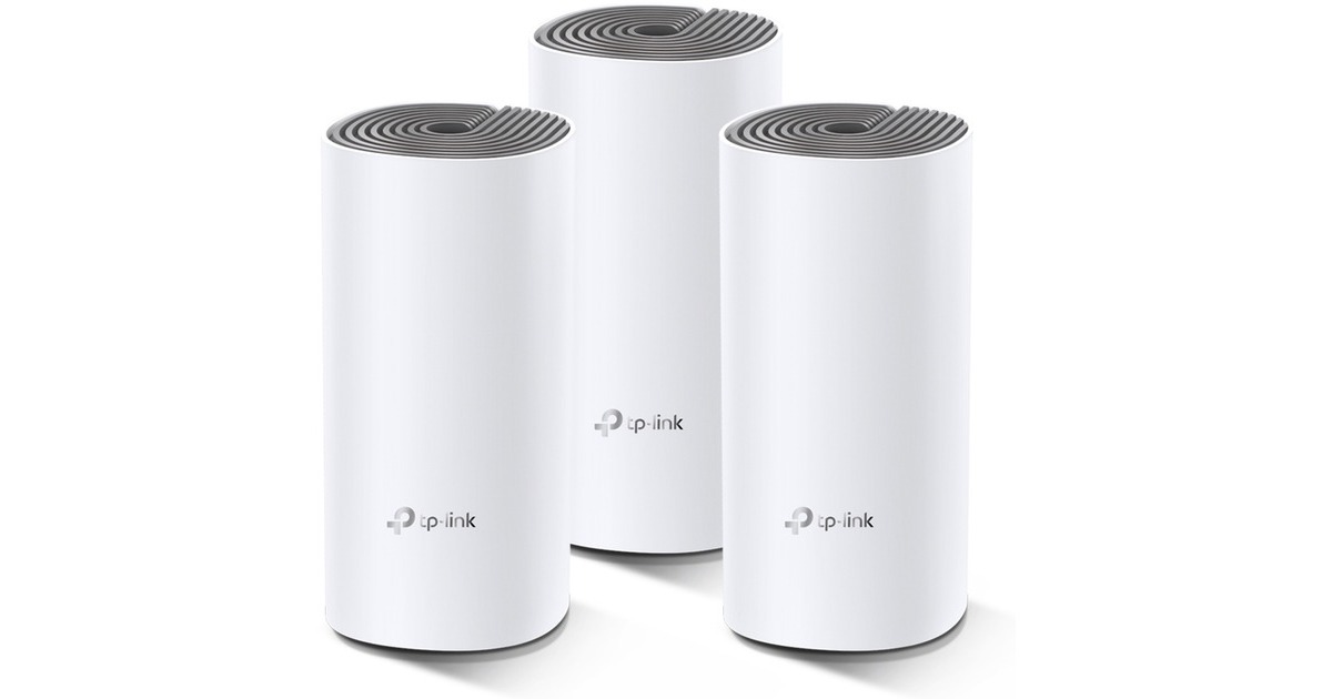 TP-LinkDeco E4 mesh router  (Wit, 3 stuks)