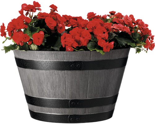Lafiora Jasmine bloempot, H 31 cm, Ø 52 cm, taupe
