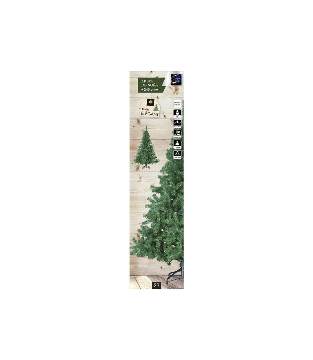 Sapin de Noël Élégant 240cm Vert