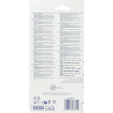 STAEDTLER Lumocolor marker mix 4-pak - sort