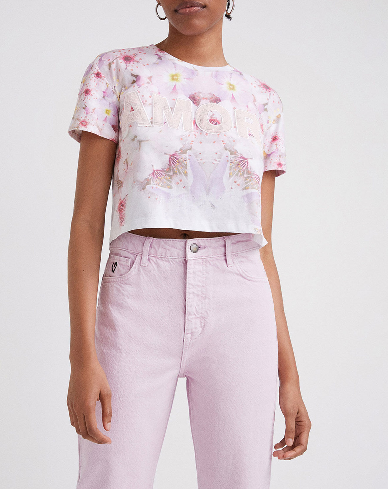Desigual Jean Maria rose