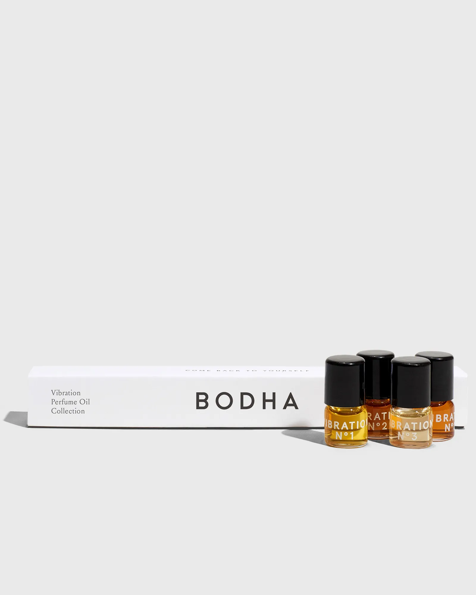 Kit de Amostras de Óleo Corporal Vibratório BODHA - 4 x 1 ml