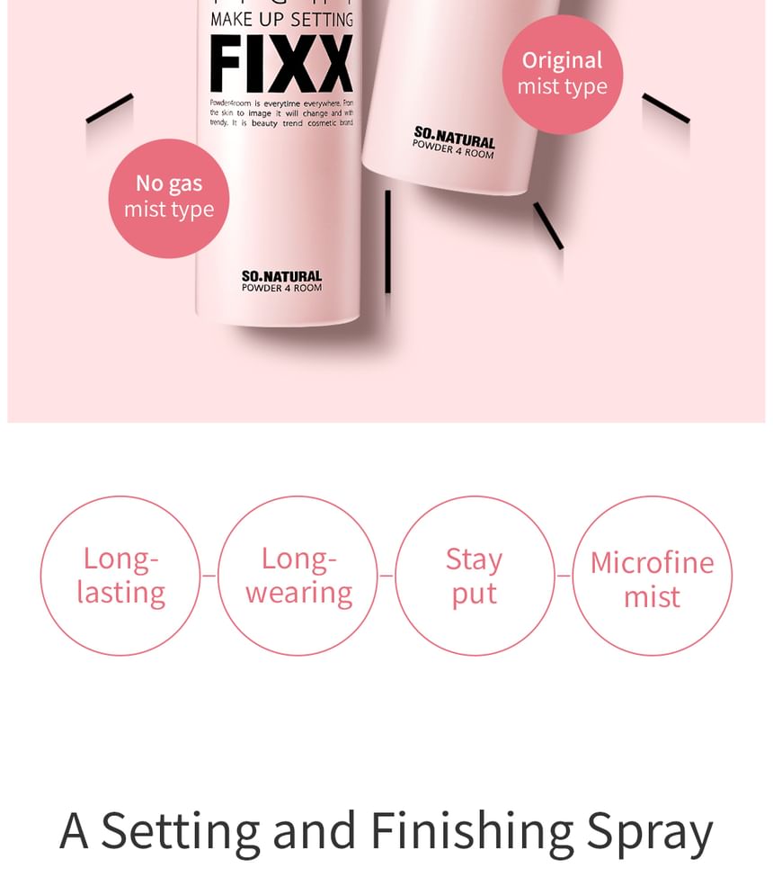 zo natuurlijk - All Day Tight Make Up Setting Fixer General Mist Mini