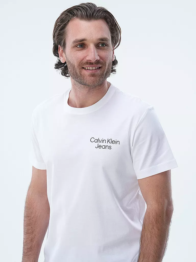 CALVIN KLEIN JEANS T-Shirt  weiss