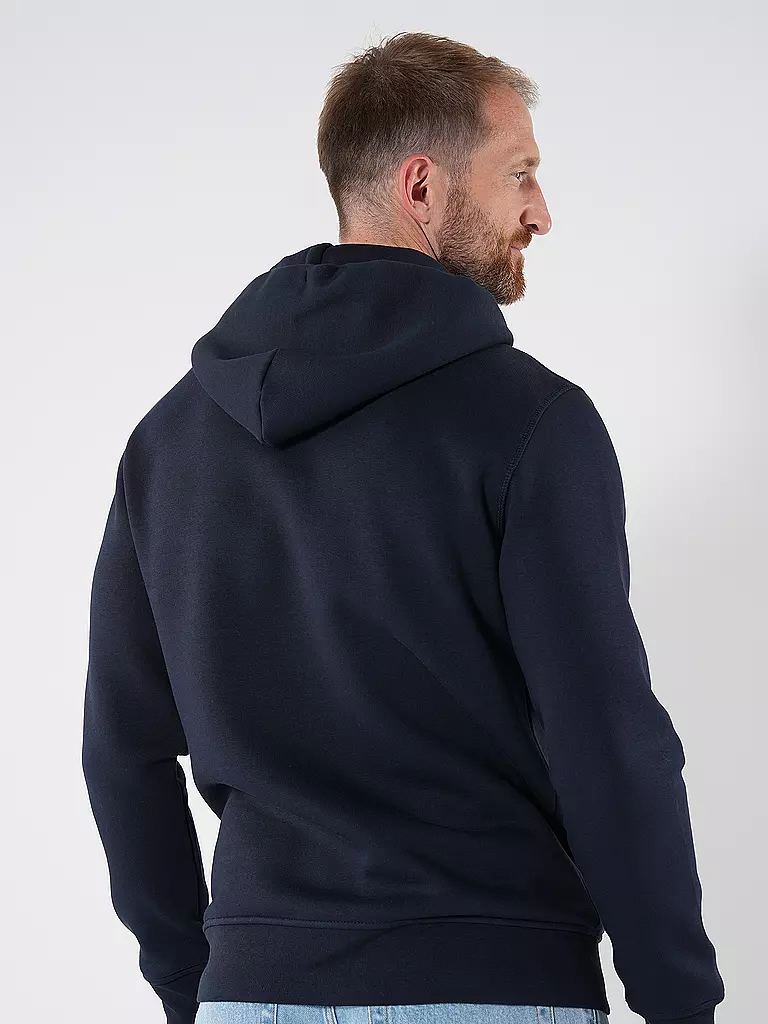 ALPHATAURI Kapuzensweatjacke dunkelblau