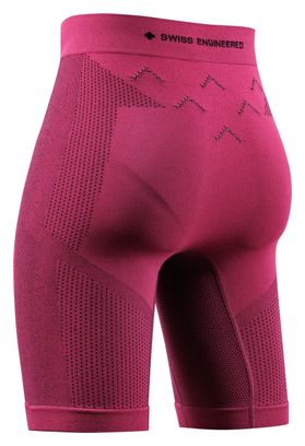 Collant court X-Bionic X-Ceed Run Short Tights Rose Néon Femme