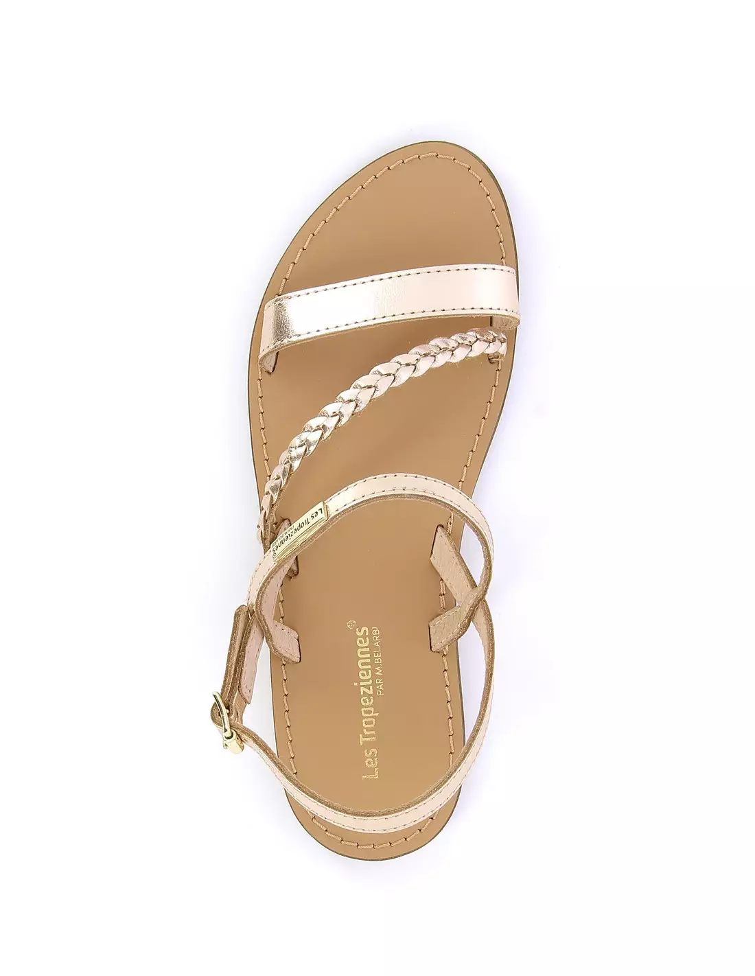 LES TROPEZIENNES BATRESS - Sandales & nu-pieds OR