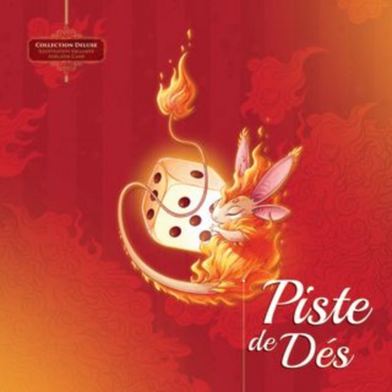 Piste de dés Adelaide Feu 21 x 21cm
