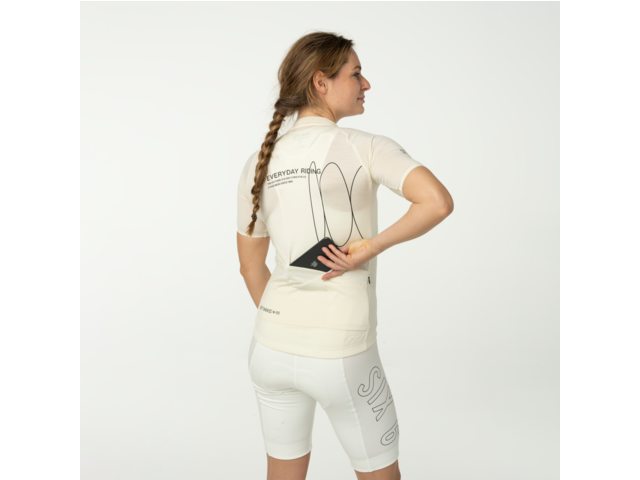 AGU SIX6 Undyed Merino kortærmet cykeltrøje dame